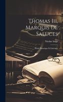 Thomas Iii, Marquis De Saluces