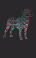 Entlebucher Mountain Notebook 'Word Cloud' - Gift for Dog Lovers - Entlebucher Mountain Journal: Medium College-Ruled Journey Diary, 110 page, Lined, 6x9 (15.2 x 22.9 cm)