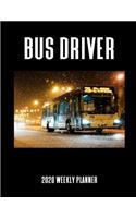 Bus Driver 2020 Weekly Planner: A 52-Week Calendar for City Transportation Workers