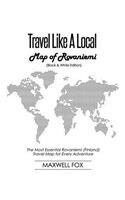 Travel Like a Local - Map of Rovaniemi (Black and White Edition)