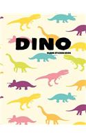 Dino Blank Sticker Book