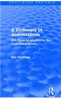 A Dictionary of Abbreviations