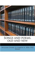 Songs and Poems, Old and New