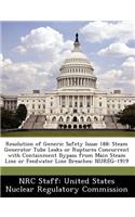 Resolution of Generic Safety Issue 188