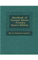 Handbook of German Idioms