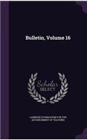 Bulletin, Volume 16