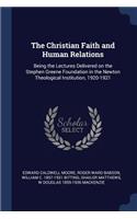 The Christian Faith and Human Relations