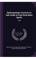 Hydrogeologic Controls on Salt Loads in Coal Strip Mine Spoils