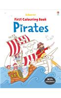 First Colouring Book Pirates + stickers: (First Colouring Books)