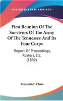 First Reunion Of The Survivors Of The Army Of The Tennessee And Its Four Corps