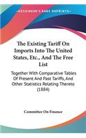 Existing Tariff On Imports Into The United States, Etc., And The Free List