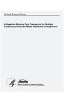 A Bayesian Missing Data Framework for Multiple Continuous Outcome Mixed Treatment Comparisons