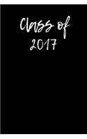 Class of 2017: Blank Lined Journal