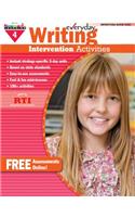 Everyday Writing Intervention Activities Grade 4 Book Teacher Resource