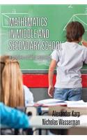 Mathematics in Middle and Secondary School