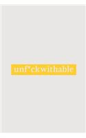 Unf*ckwithable journal