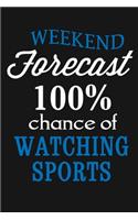 Weekend Forecast - 100% Chance Of Watching Sports