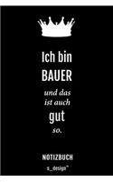 Notizbuch für Bauer