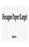 Hexagon Paper (Large): 100 Pages 8.5" X 11"