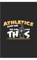 Athletic and me: 6x9 Athletics - grid - squared paper - notebook - notes