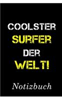 Coolster Surfer Der Welt Notizbuch