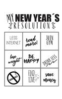 New Years Resolution Calendar And Planner