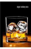 elegant whiskey notes: small lined Whiskey Notebook / Travel Journal to write in (6'' x 9'') 120 pages
