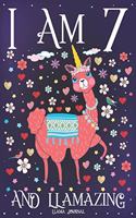 Llama Journal I am 7 and Llamazing