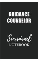 Guidance Counselor Survival Notebook: Small Undated Weekly Planner for Work and Personal Everyday Use Habit Tracker Password Logbook Music Review Playlist Diary Journal