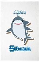 Aisha Shark A5 Lined Notebook 110 Pages