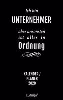 Kalender 2020 für Unternehmer
