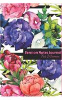 Sermon Notes Journal for Women: A Christian Inspirational Worship Tool to Record for Remember and Reflect.(2 Religion & Spirituality Notebooks)