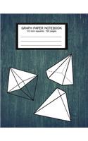 graph paper notebook: 1/2 inch Squares: Large (8.5" x 11"): Softback (Composition Books)