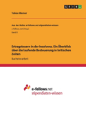 Ertragsteuern in der Insolvenz. Ein Überblick über die laufende Besteuerung in kritischen Zeiten