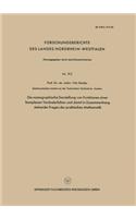 Nomographische Darstellung Von Funktionen Einer Komplexen Veränderlichen Und Damit in Zusammenhang Stehende Fragen Der Praktischen Mathematik