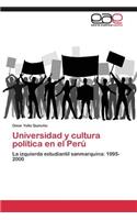 Universidad y cultura política en el Perú