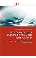 Biotechnologies Et Culture de Pomme de Terre Au Niger