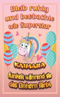 Bleib ruhig und beobachte wie Superstar Kaimana funkelt während sie das Einhorn färbt: Geburtstagsgeschenk und alle glücklichen Anlässe für Kaimana