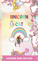 Unicorn Cat Coloring Book Vanessa