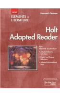 Holt Elements of Literature Adapted Reader, Second Course