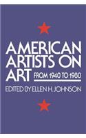 American Artists On Art