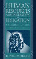 Human Resources Administration in Education