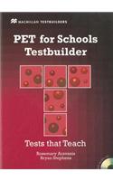 PET for Schools Testbuilder Student's Book with key & CD Pack
