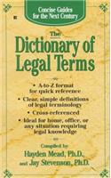 Concise Guides: The Dictionary of Legal Terms