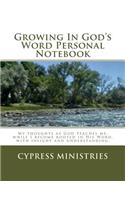 Growing In God's Word Personal Notebook