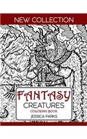 Fantasy Creatures Coloring Book