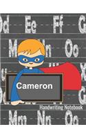 Cameron Handwriting Notebook