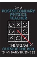I'm a POSTSECONDARY PHYSICS TEACHER