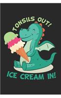 Tonsils out Ice Cream in