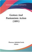 Gesture And Pantomimic Action (1891)